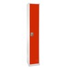 Adiroffice 72" H x 12" W  Steel Single Tier Locker ADI629-201-RED